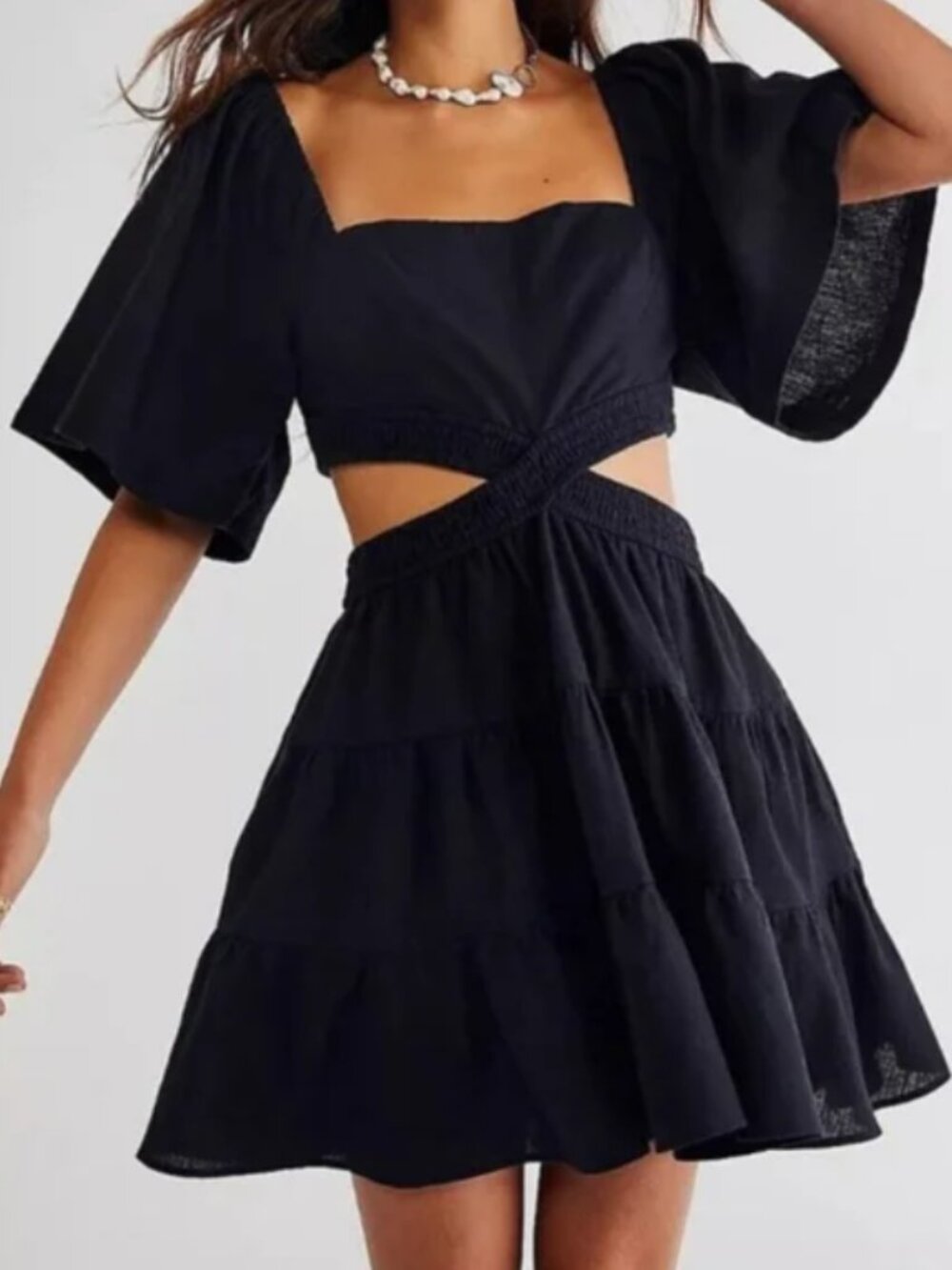 By The River - Cross of Sunlight Mini Dress
